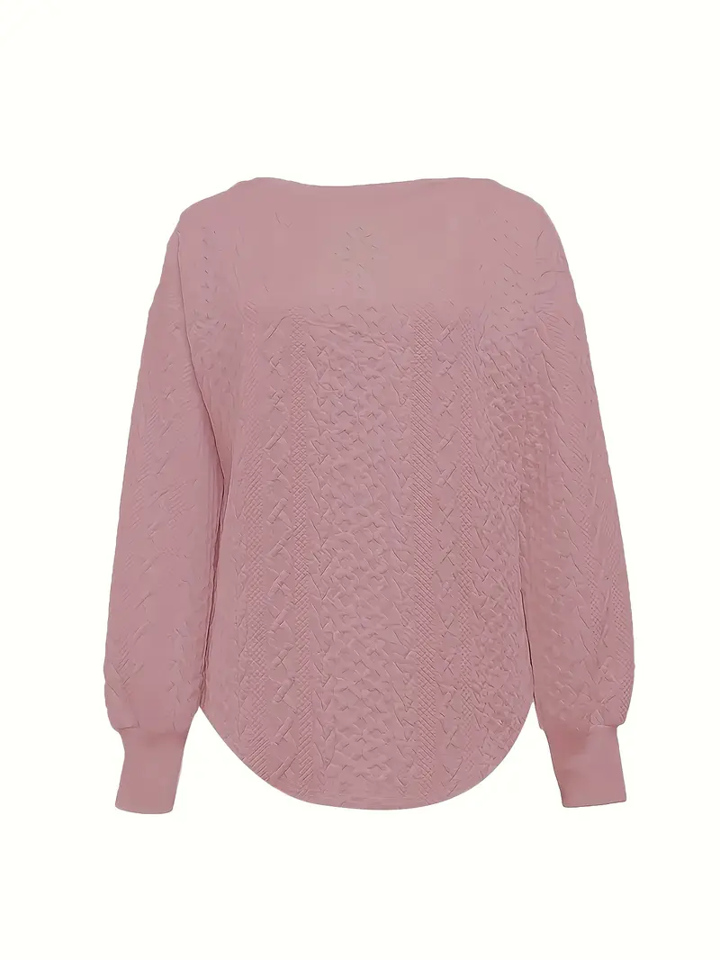 Fit Jakarlı Uzun Kollu Polyester Örgü Omuz ve Başlık Detaylı Kadın Sweatshirt