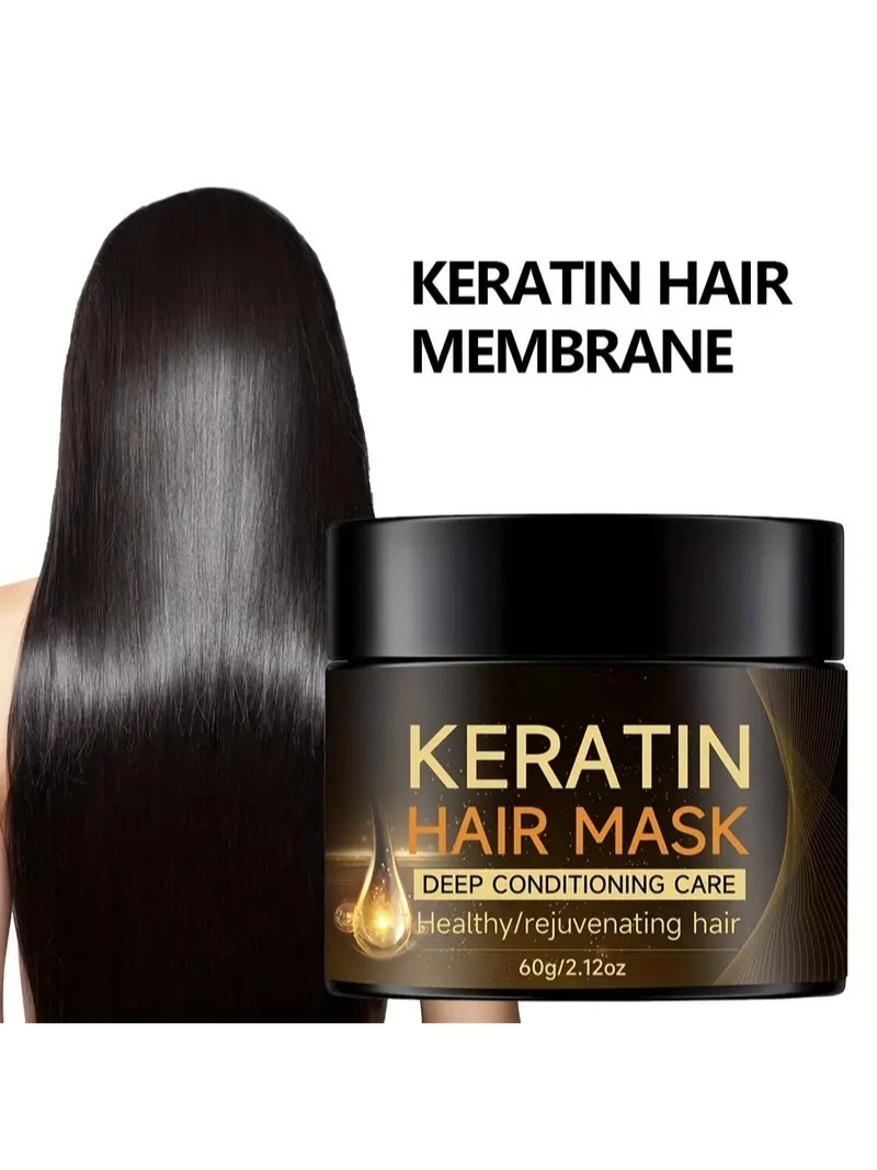 Profesyonel  Keratin Saç Bakım Maskesi Tüm Saç Tipleri İçin Derinlemesine Saç Kremi 30g