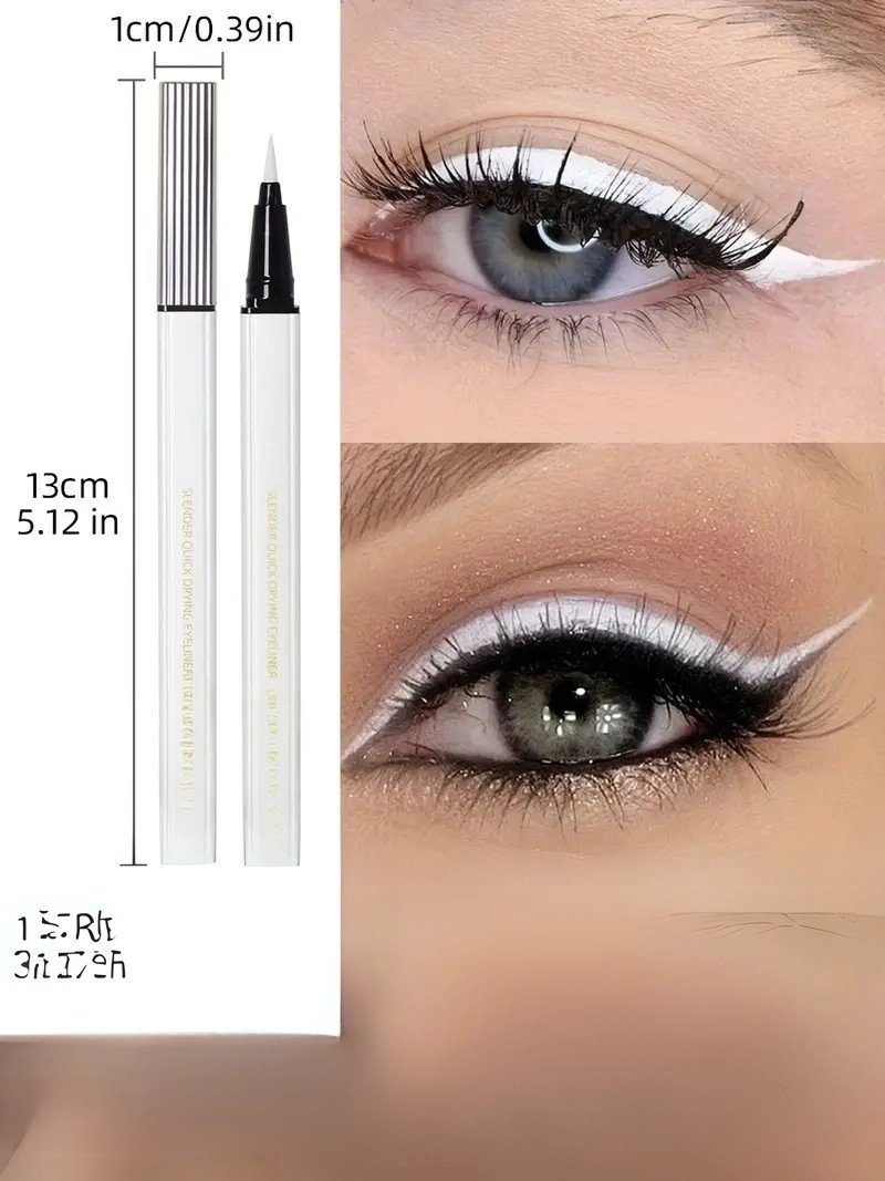 Uzun Süre Kalıcı Etki Su ve Ter Geçirmez Metalik Parlak Eyeliner Göz Kalemi