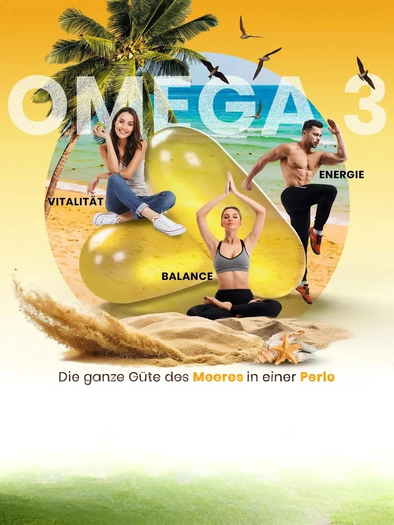 2000mg Omega-3 Balık Yağı Yüksek Potansiyelli E Vitamini ile Tadımsız – 700mg EPA & 500mg DHA İçeren Saf Omega-3 Takviyesi, Kalp, Beyin ve Görme Sağlığı İçin