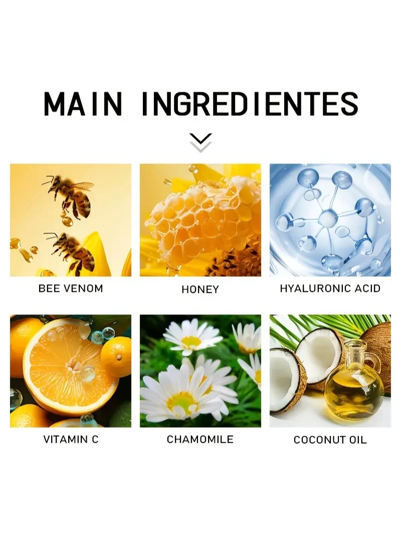 30ml Arı Esansı Güçlü Nemlendirme Özelliği Sıkılaştırıcı ve Nemlendirici Vücut Eller ve Saç Masajı İçin Kullanılabilir