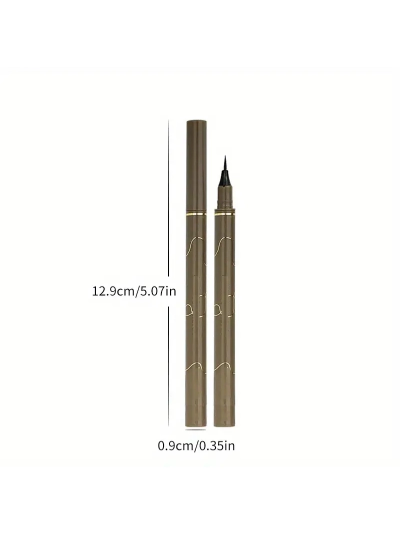 Ultra ince Sıvı eyeliner uzun süre kalıcı, suya dayanıklı ince uçlu kirpikleri yapıştırmaz hızlı kuruyan göz kalemi