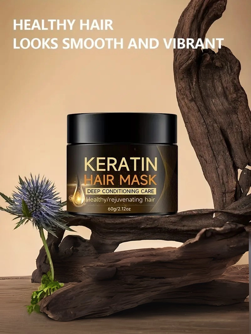 Profesyonel  Keratin Saç Bakım Maskesi Tüm Saç Tipleri İçin Derinlemesine Saç Kremi 30g