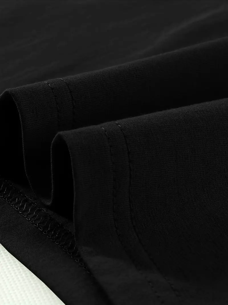 Polo Yaka Dokuma Slim Fit Siyah T-Shirt